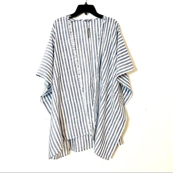 Aerie Bathing Suit Coverup Color between Blue and Gray - Picture 3 of 7